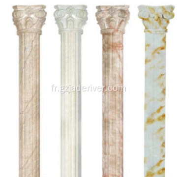 Bordure décorative de porte de pilier en marbre imitation